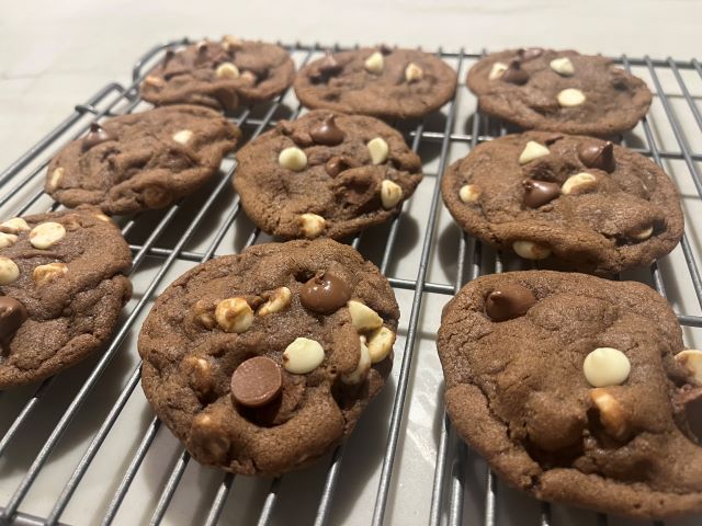 Double Chocolate Chip Cookies