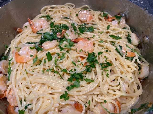 Garlic Butter Shrimp Pasta