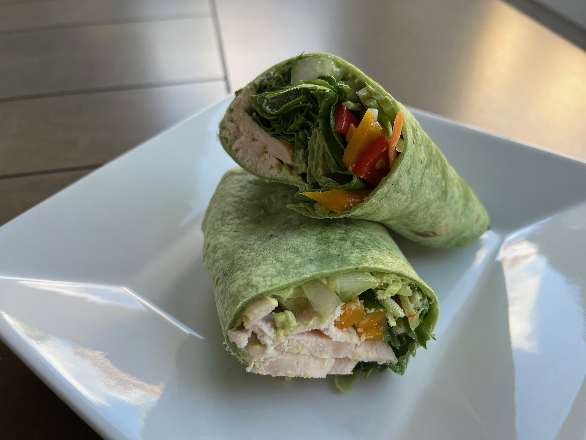 Turkey Avacado Veggie Wrap